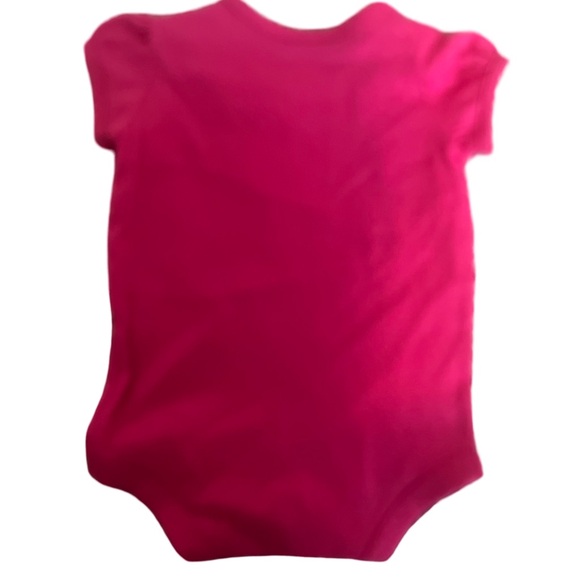 Adidas Girl’s Onsie Set of 2- Fuchsia and White. Size: 6M. NWT. Good Condition. - Picture 3 of 7
